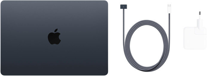 13-inch MacBook Air, USB-C to MagSafe 3 Cable and 30W USB-C Power Adapter