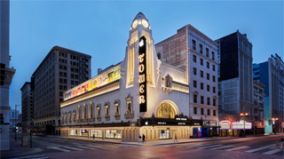 Apple Tower Theatre in Los Angeles, California.