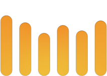 dB-Meter in Orange