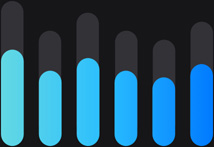 Diagramm, das zeigt, wie allgemeine hohe Geräuschpegel durch den Gehörschutz mit den AirPods Pro 2 reduziert werden