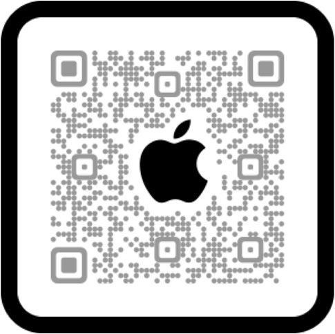 Escaneie o código QR para comprar no app Apple Store